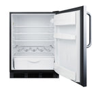 ADA compliant built-in undercounter all-refrigerator for residential use, auto defrost with stainless steel wrapped exte, ADA (Model FF63BKCSSADA) - Open