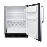 ADA compliant built-in undercounter all-refrigerator for residential use, auto defrost with stainless steel wrapped exte, ADA (Model FF63BKCSSADA) - Open