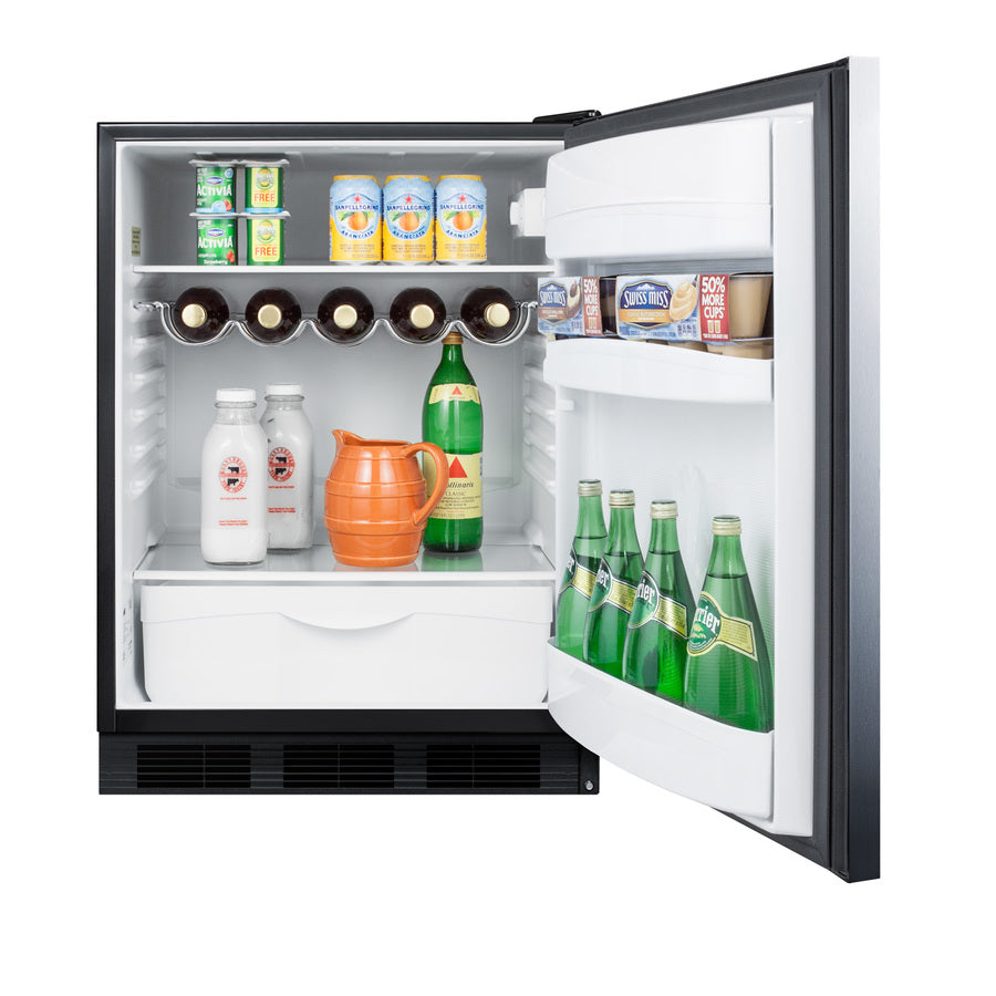 ENERGY STAR certified residential ADA height all-refrigerator, ADA (Model FF63BKSSHHADALHD)