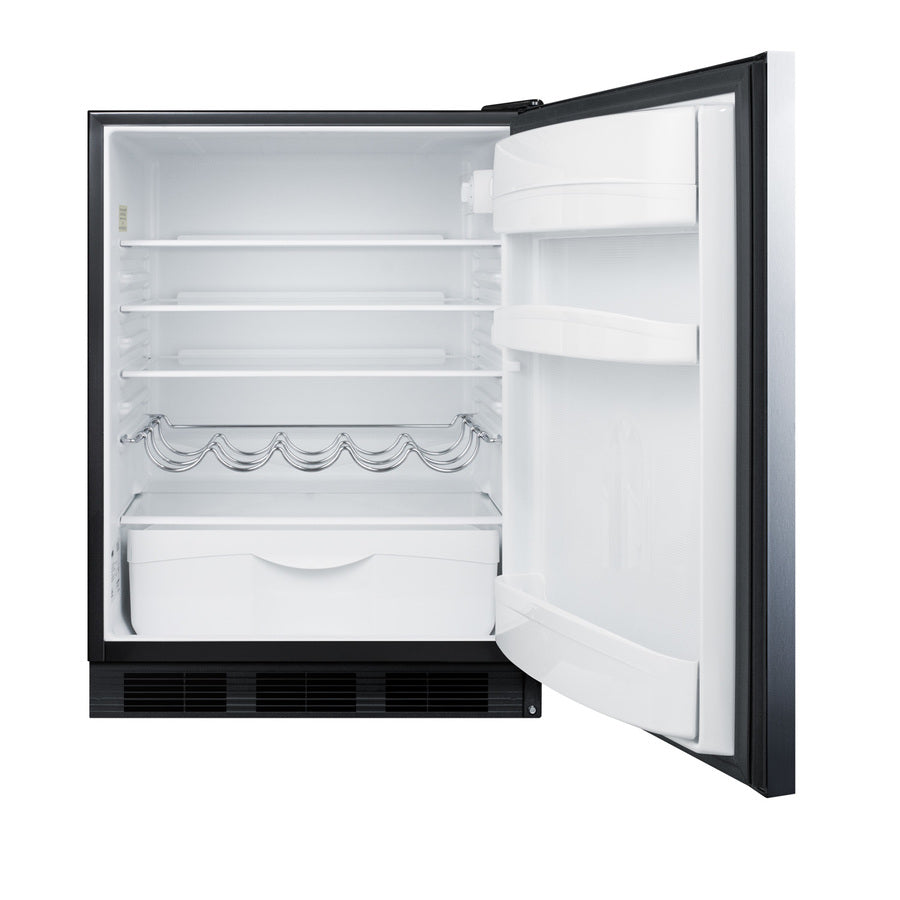 ENERGY STAR certified residential ADA height all-refrigerator, ADA (Model FF63BKSSHHADALHD)