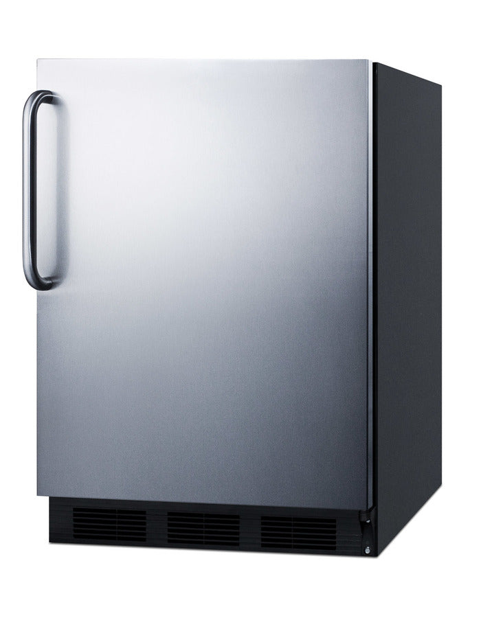 Accucold ENERGY STAR certified residential undercounter all-refrigerator (Model FF63BKSSTB)