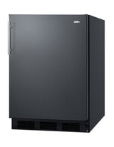 Residential uncercounter all-refrigerator in black with automatic defrost and deluxe interior (Model FF63BKLHD)
