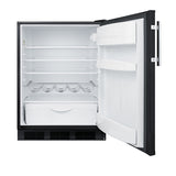 ADA compliant, undercounter all-refrigerator for residential use, auto defrost with integrated door frame for custom pan