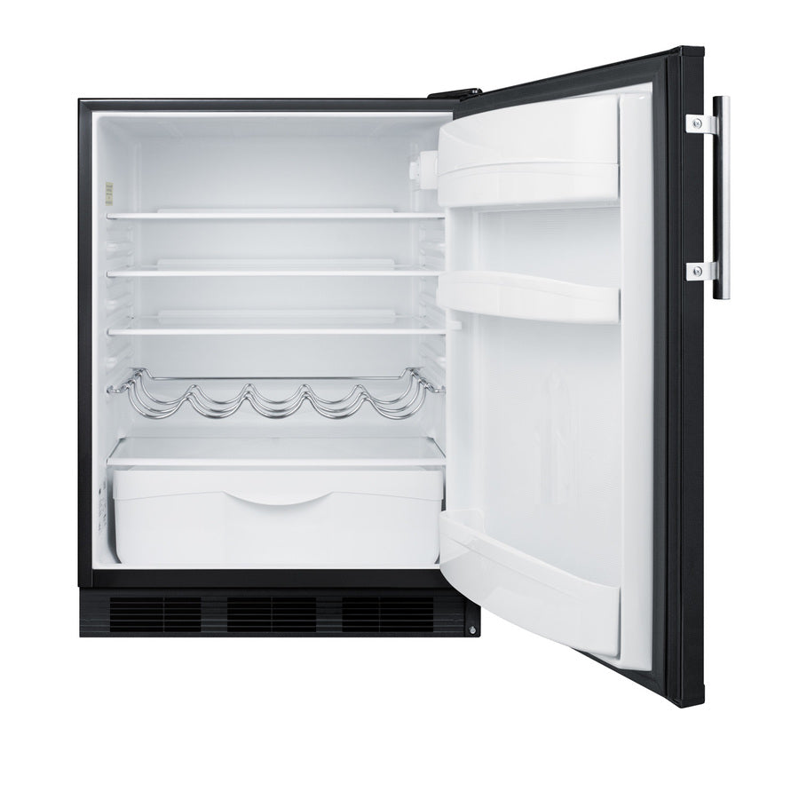 ENERGY STAR certified residential ADA height all-refrigerator, ADA (Model FF63BKSSHVADA)