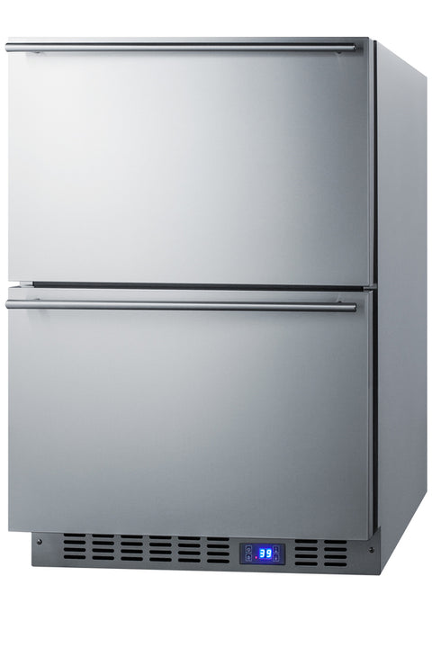 24" Wide Built-In 2-Drawer All-Refrigerator