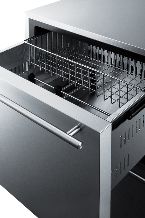 24" Wide Built-In 2-Drawer All-Refrigerator
