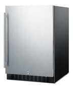 Built-in undercounter all-refrigerator for residential or commercial use, frost-free w/stainless steel exterior, lock, a
