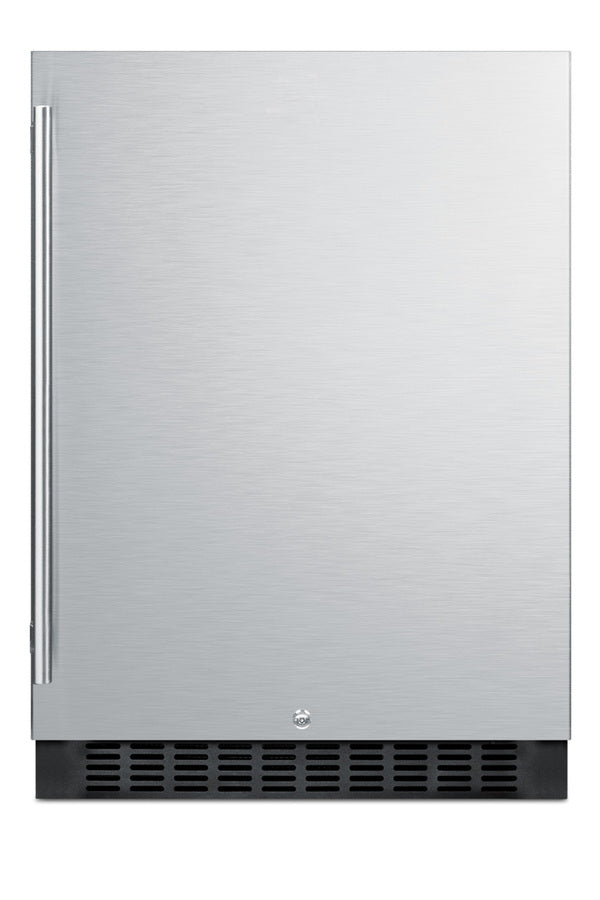 Built-in undercounter all-refrigerator for residential or commercial use, frost-free w/stainless steel exterior, lock, a