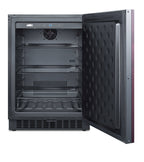 Accucold Built-in undercounter all-refrigerator for residential or commercial use, frost-free w/integrated SS door frame for over (Model FF64BIF)