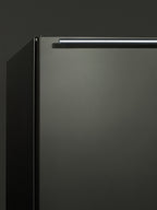 Accucold Built-in undercounter all-refrigerator for residential or commercial use, frost-free w/black stainless steel wrapped doo (Model FF64BXKSHH)