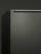 Accucold Built-in undercounter all-refrigerator for residential or commercial use, frost-free w/black stainless steel wrapped doo (Model FF64BXKSHH)