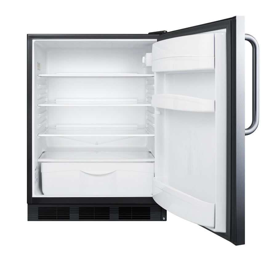 Accucold Built-in undercounter all-refrigerator for general purpose use – FF6BK7CSS - Open