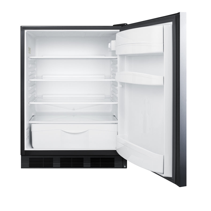 24" Wide Built-In All-Refrigerator (Model FF6BK7SSHH)