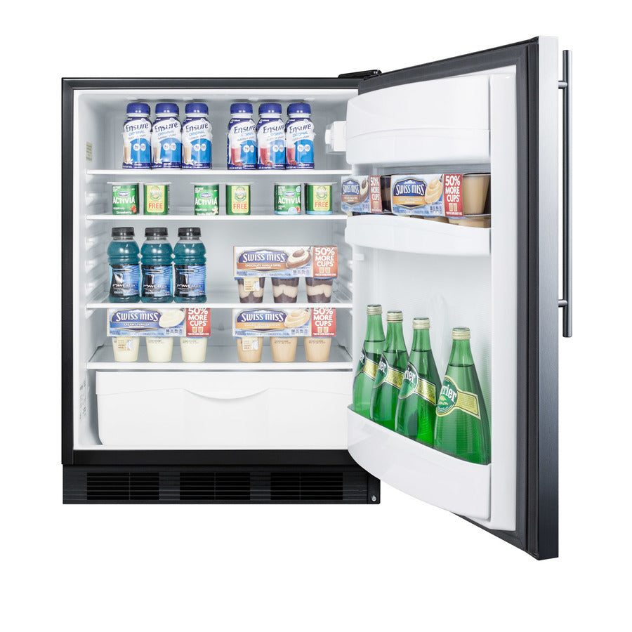 Accucold 24" Wide Built-In All-Refrigerator (Model FF6BK7SSHV)