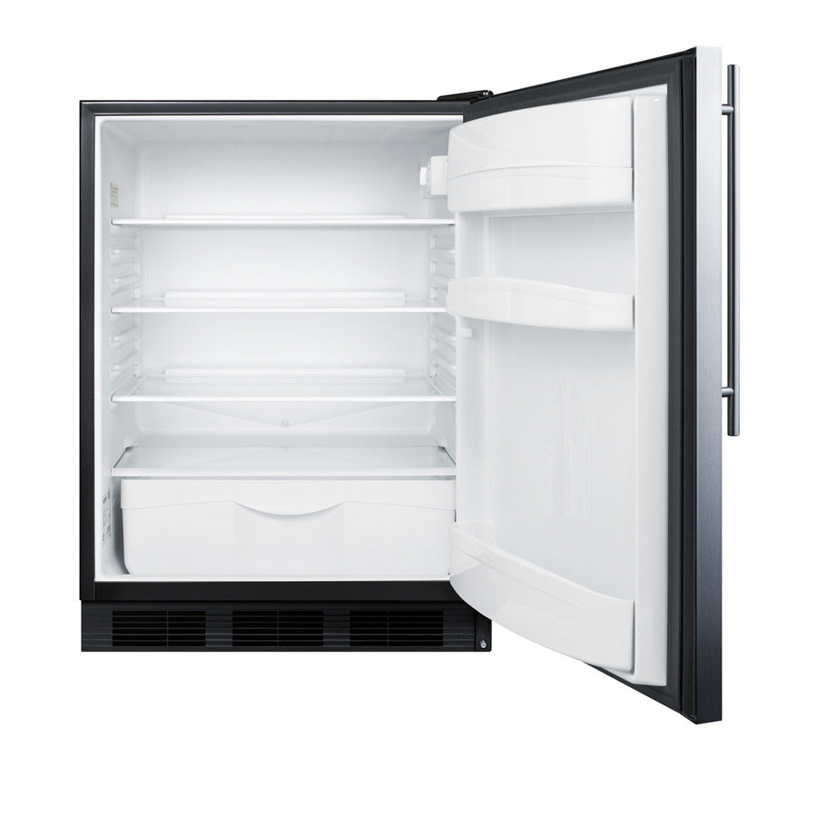 Accucold 24" Wide Built-In All-Refrigerator (Model FF6BK7SSHV)