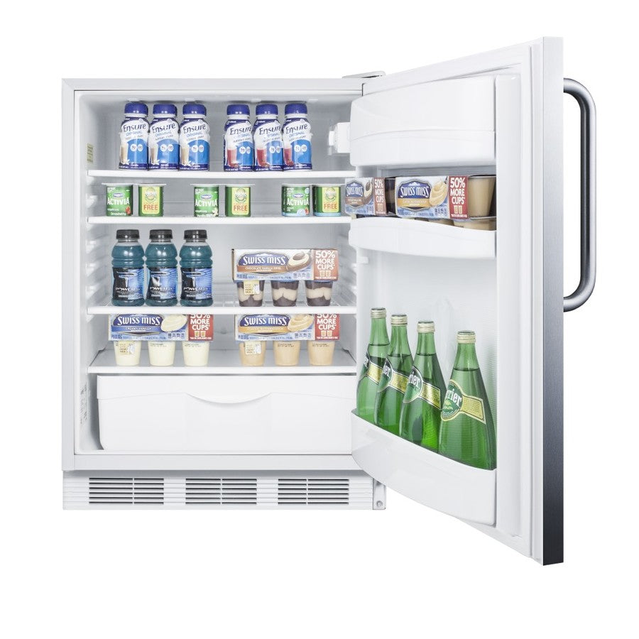 Accucold Commercially listed built-in undercounter all-refrigerator for general purpose use – FF6LW7CSS - Full