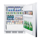 Accucold Commercially listed freestanding all-refrigerator for general purpose use, Left Hinge, ADA – FF6LW7SSHHADALHD