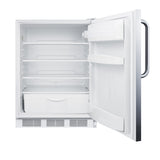 Accucold 24" Wide All-Refrigerator, ADA Compliant, ADA (Model FF6LW7SSTBADA)