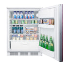 Accucold Commercially approved built-in undercounter all-refrigerator with auto defrost – FF6LWBI7IF - Full