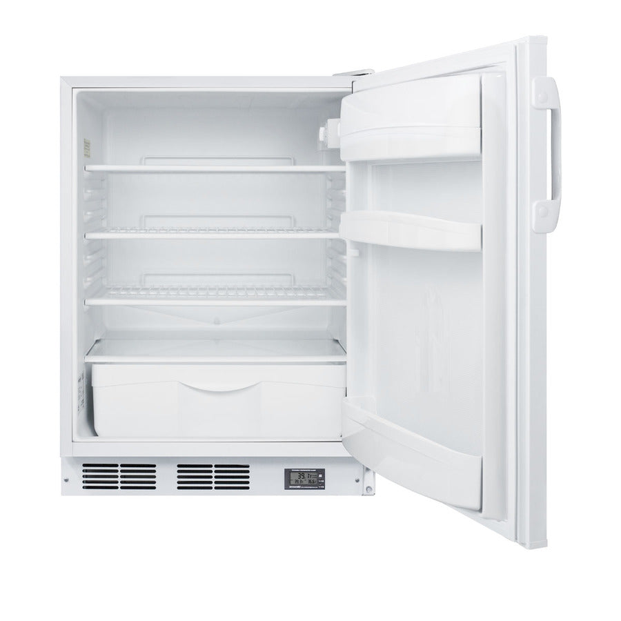 Accucold Commercially approved ADA compliant Nutrition Center series all-refrigerator – FF6LWBI7NZADA - Open