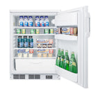 Accucold Commercially approved Nutrition Center series all-refrigerator in white – FF6LWBI7NZ