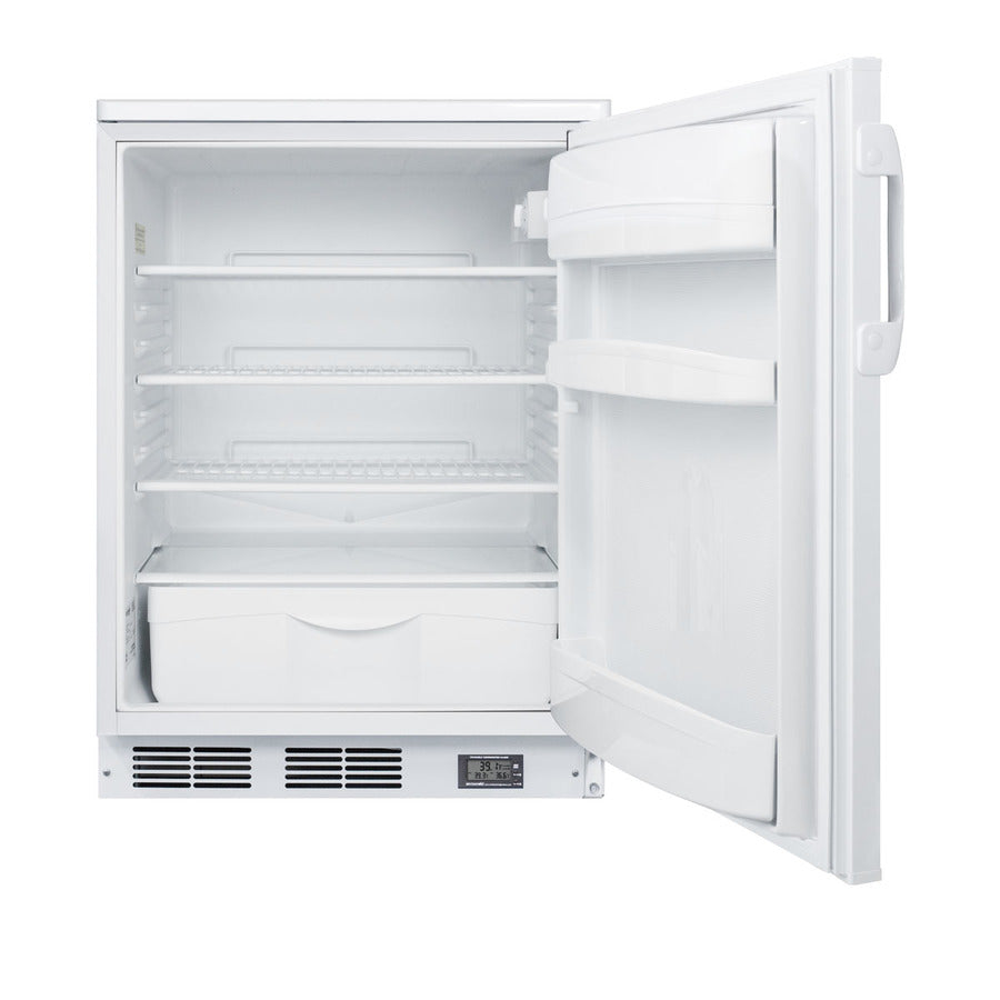 Accucold Commercially approved Nutrition Center series all-refrigerator in white – FF6LWBI7NZ