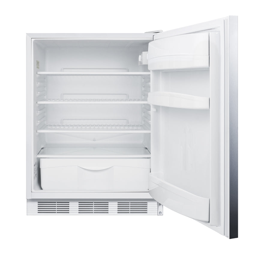 Accucold ADA compliant commercial all-refrigerator for built-in general purpose use – FF6LWBI7SSHHADA