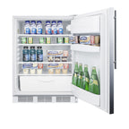 Accucold ADA compliant commercial all-refrigerator for built-in general purpose use – FF6LWBI7SSHVADA - Full