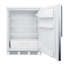Accucold Commercially listed built-in undercounter all-refrigerator for general, Left Hinge – FF6LWBI7SSHVLHD