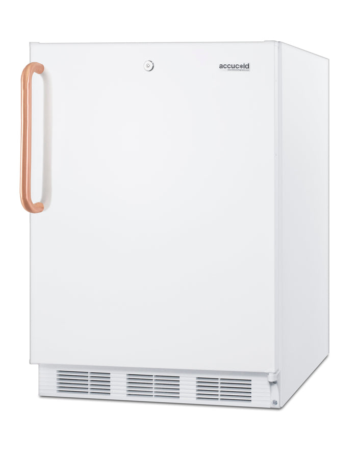 Accucold ADA compliant commercial all-refrigerator for built-in general purpose use – FF6LWBI7TBCADA - Angle