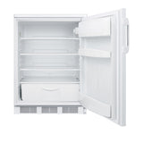 Accucold Commercially listed built-in undercounter all-refrigerator for general purpose use – FF6LWBI7 - Open