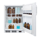 Accucold 24" wide built-in ADA compliant all-refrigerator in white, auto defrost with a lock – FF6LWBIPLUS2ADA - Full