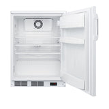 Accucold 24" wide built-in all-refrigerator in white, auto defrost with a lock – FF6LWBIPLUS2