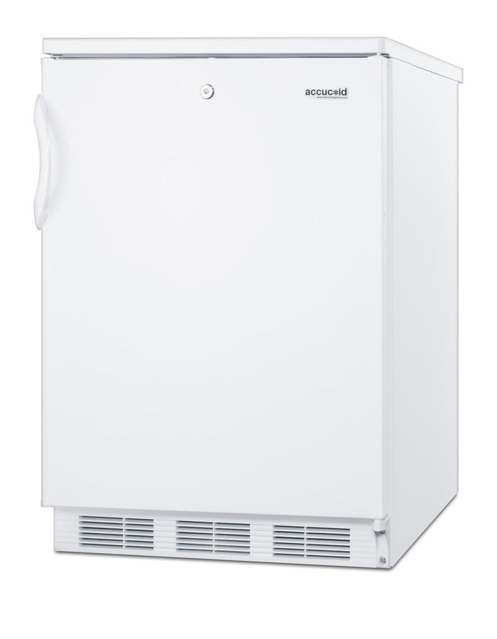 Accucold Built-in undercounter all-refrigerator for general purpose use, Stainless Steel, ADA, Horizontal Handle – FF6LW