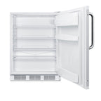 Accucold 24" wide ADA height European solid door commercial beverage zone all-refrigerator – FF6W7BZADA
