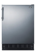 Accucold 24" wide undercounter European all-refrigerator (Model FF708BLSSRS)