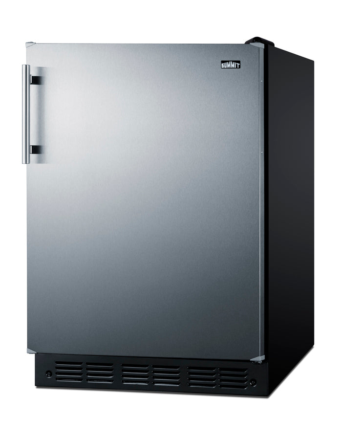 Accucold 24" wide undercounter European all-refrigerator (Model FF708BLSS)