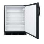 Accucold ADA compliant built-in undercounter all-refrigerator for general purpose or – FF7BKBIADA - Open