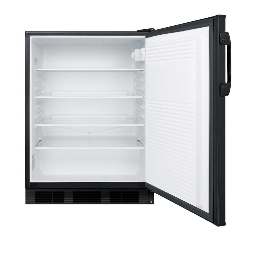 Accucold ADA compliant built-in undercounter all-refrigerator for general purpose or – FF7BKBIADA - Open