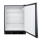 Accucold ADA compliant built-in undercounter all-refrigerator for general purpose or – FF7BKBISSHHADA - Open
