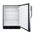 Accucold ADA compliant built-in undercounter all-refrigerator for general purpose or – FF7BKBISSTBADASR - Open