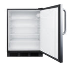 Accucold ADA compliant built-in undercounter all-refrigerator for general purpose or – FF7BKBISSTBADA - Open