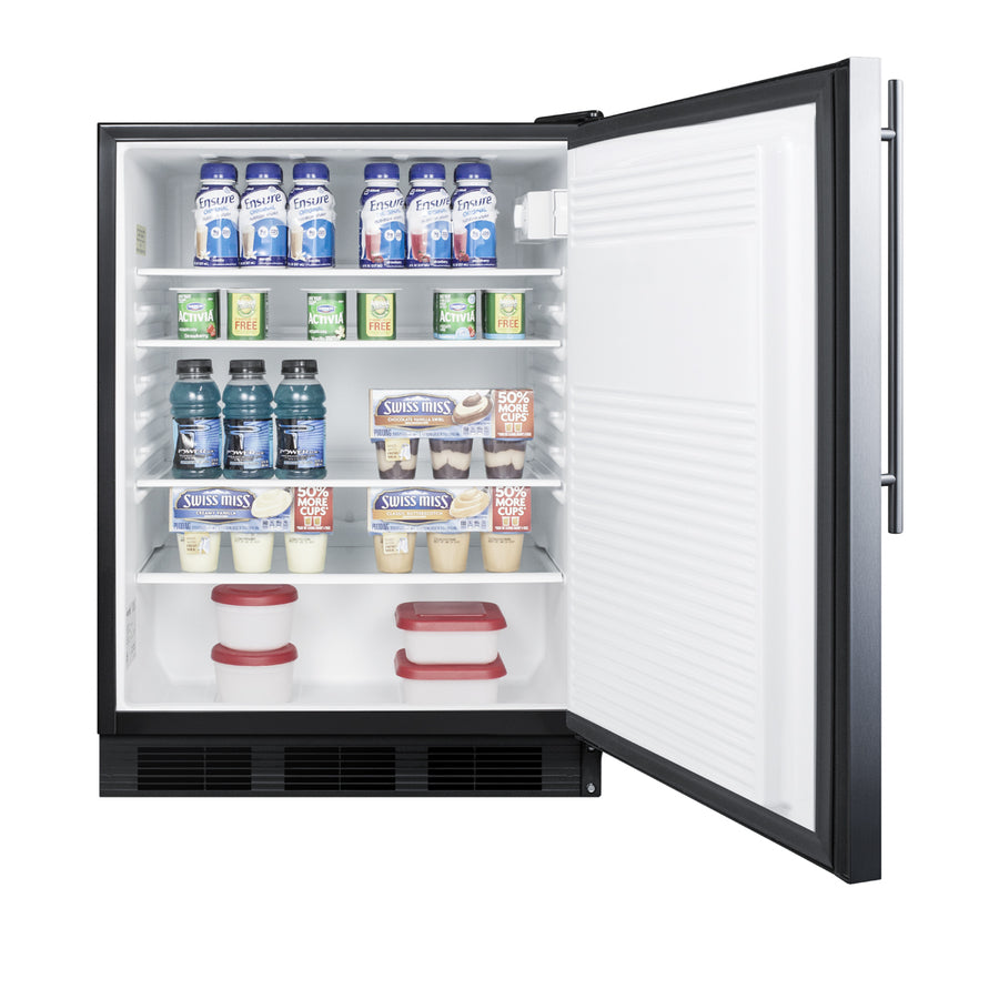 24" Wide All-Refrigerator, ADA Compliant, ADA (Model FF7BKSSHVADA) Main image