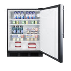 24" Wide All-Refrigerator, ADA Compliant, ADA (Model FF7BKSSHVADA)