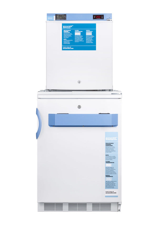 24" Wide All-Refrigerator/All-Freezer Combination (Model FF7LW-FS24LSTACKMED2) Secondary image