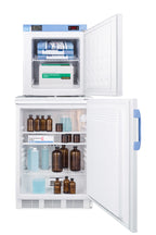 Accucold 24" Wide All-Refrigerator/All-Freezer Combination (Model FF7LW-FS24LSTACKMED2)