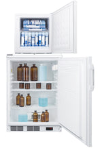 Accucold 24" Wide All-Refrigerator/All-Freezer Combination (Model FF7LW-FS24LSTACKPRO)