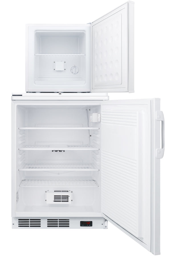 Accucold 24" Wide All-Refrigerator/All-Freezer Combination (Model FF7LW-FS24LSTACKPRO)