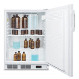 Accucold ADA compliant built-in undercounter all-refrigerator for general purpose, Left Hinge – FF7LWBIADAGPLHD