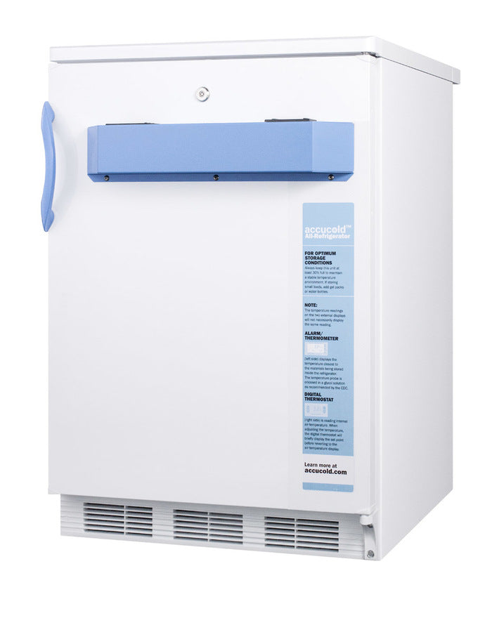 Accucold Built-in undercounter auto defrost medical/scientific all-refrigerator, Left Hinge – FF7LWBIMED2LHD